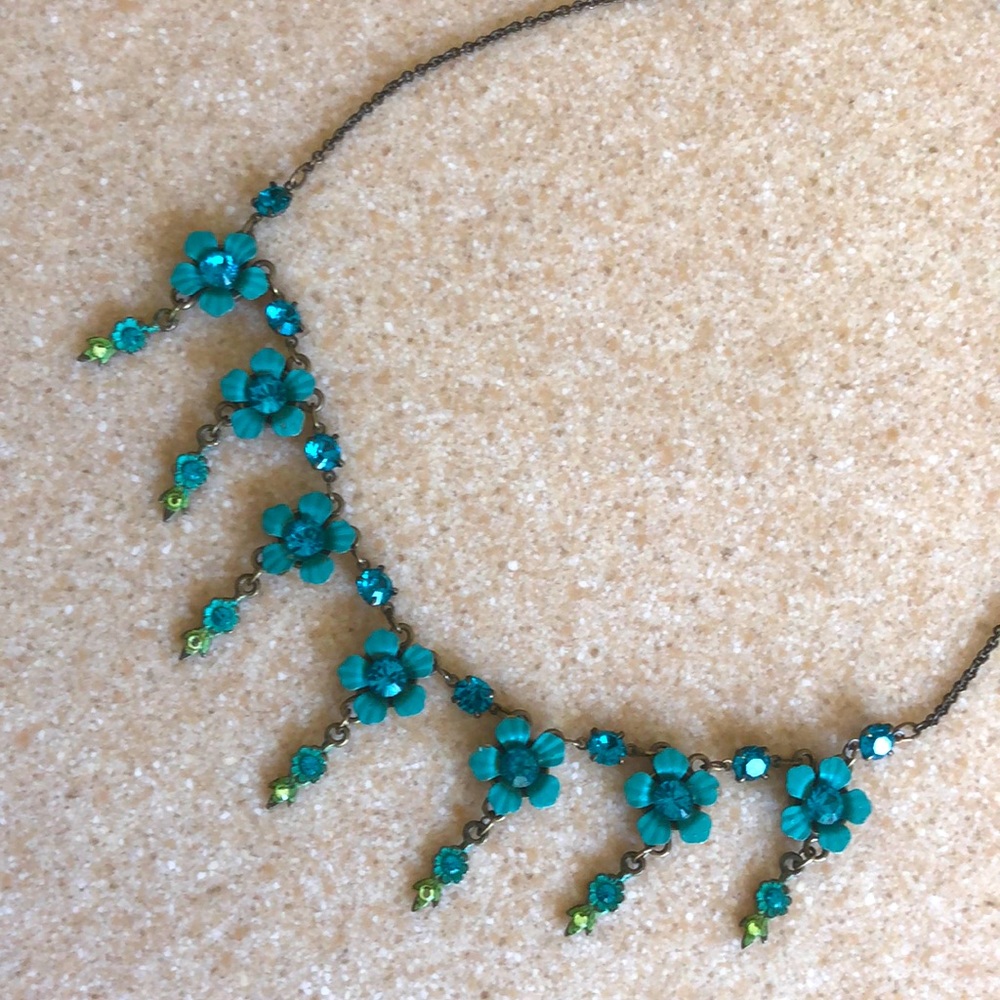 VTG Michal Negrin Victorian Style Crystal Necklace